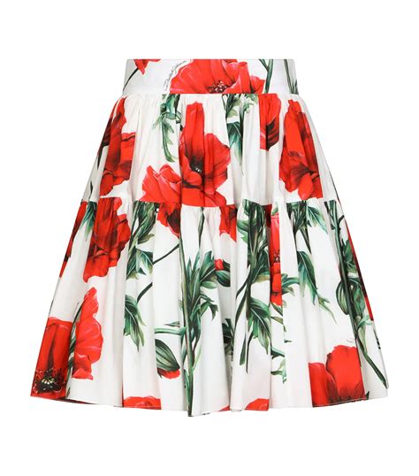 dolce gabbana mini skirt|dolce and gabbana floral skirt.